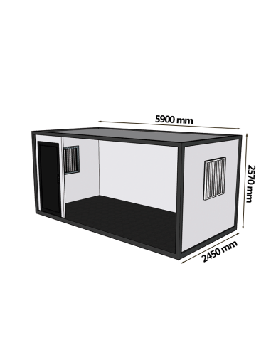 CASETA DE OBRA PLEGABLE