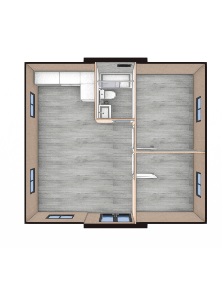 CASETA PLEGABLE 2 PLANTAS